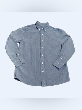 Vineyard Vines Kids Casual Long Sleeve Button Down Shirt Size 12/14 Blue